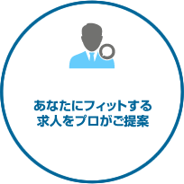 あなたにフィットする求人をプロがご提案