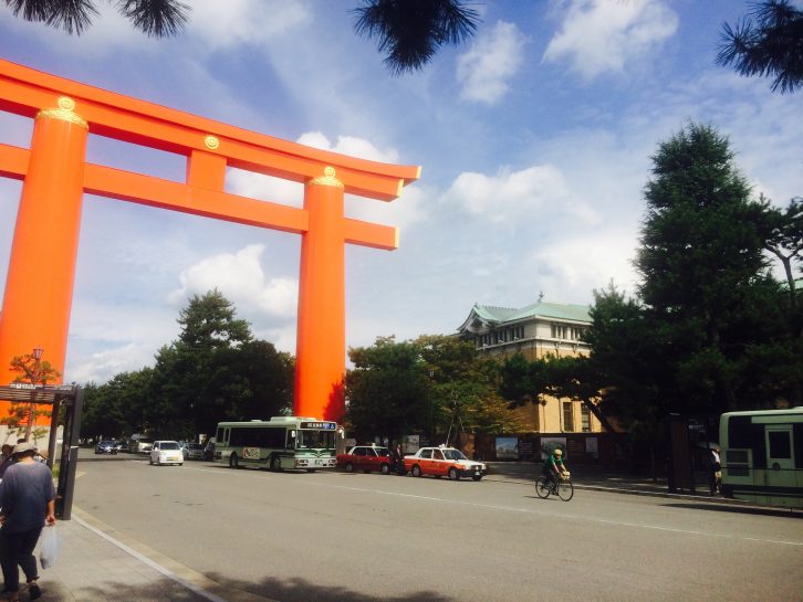 平安神宮大鳥居の写真