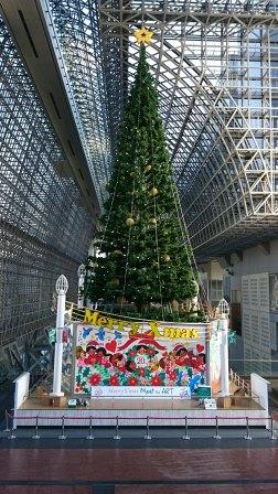 京都駅クリスマスツリーの写真