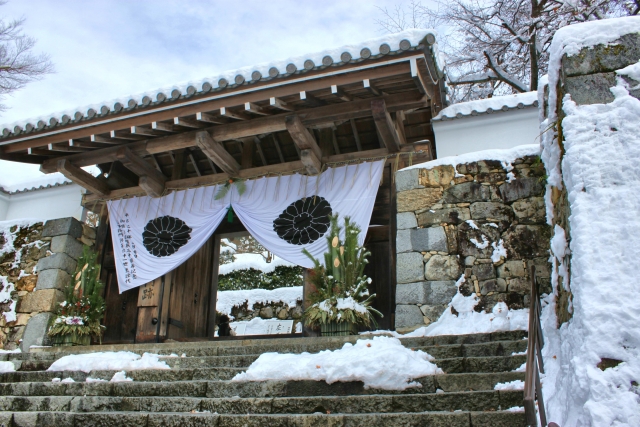 幸せを呼ぶ初午大根焚き（大原三千院）の写真