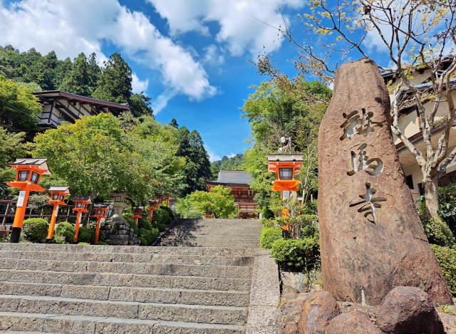 竹伐り会式（鞍馬寺）の写真